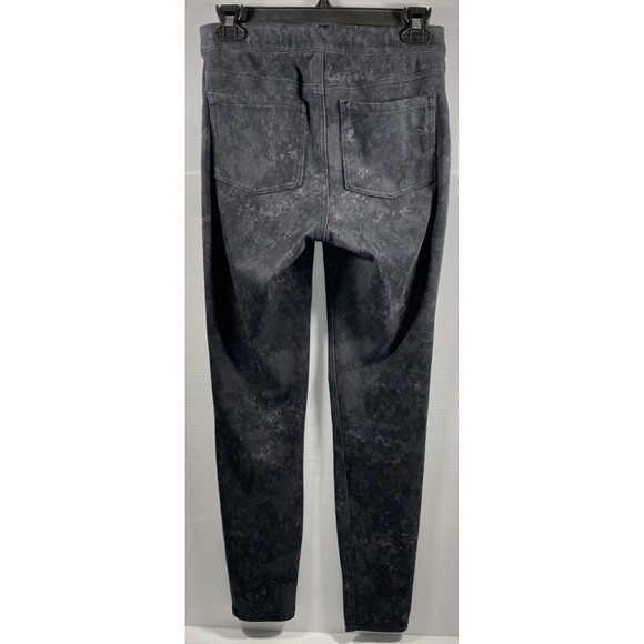 SPANX Jean-ish Ankle Leggings Grey Marble Stretch Slimming Shaping SZ Small - Picture 4 of 10